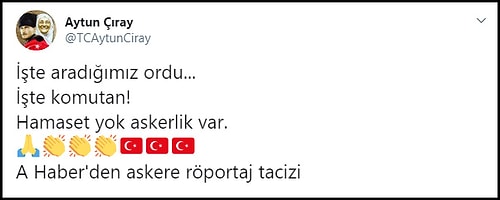 İdlib'deki Komutanı Röportaj Vermesi İçin Sıkıştıran A Haber Muhabiri Gündemde