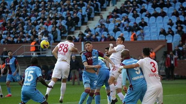 Süper Lig’in 22. haftasında sahasında Trabzonspor, Demir Grup Sivasspor’u konuk etti.