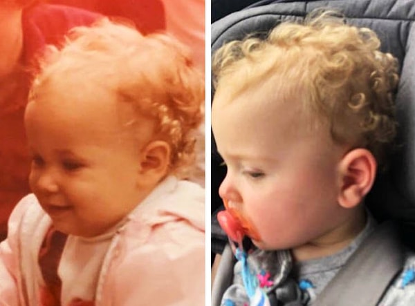 3. «36 лет спустя у моей дочери такие же кудри, как у меня».