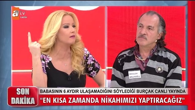 Geçtiğimiz günlerde Müge Anlı, programına katılan ve 6 aydır kayıp olan kızını arayan Abdullah Arslanoğlu'na, kızına şiddet uyguladığı gerekçesiyle tepki gösterdi.