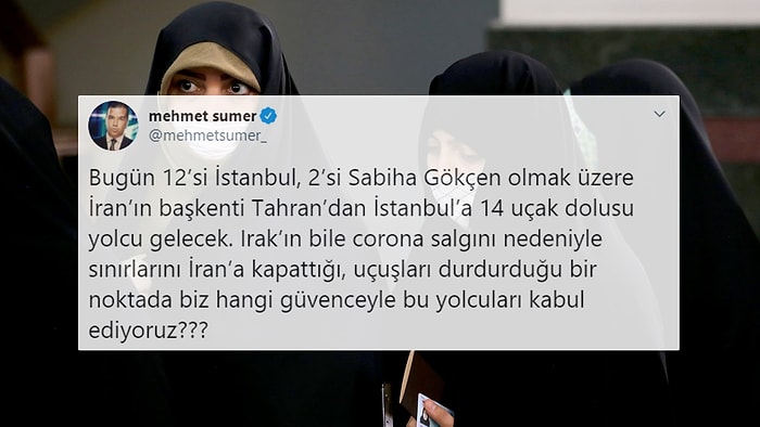 Koronavirüs Tehlikesi Yaklaşıyor: Sosyal Medyada #İranSınırlarıKapatılsın Çağrıları Yapılıyor