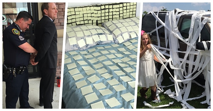 Arkadaşlarının Düğün Günlerinde Yaptıkları Eşek Şakalarıyla Gelin ve Damadı Dumura Uğratan 15 Kişi