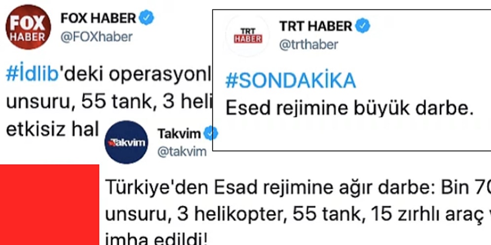 Medya Kuruluşları Tarafından Aynı Anda Atılan Suriye Manşeti Kafaları Karıştırdı