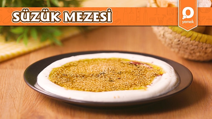 Tarhun Otu ve Zeytinyağının buluştuğu Nefis Meze: Süzük! Süzük Mezesi Nasıl Yapılır?