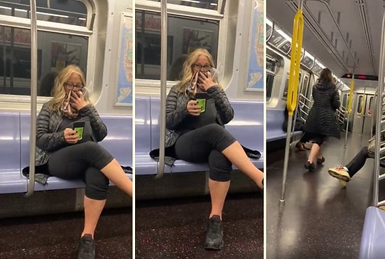 Kendisini Görünce Ağzını Kapatan Kadını Öksürerek Troll'leyen Asyalı Genç!