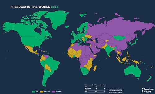 Dünya Özgürlükler Raporu: Türkiye Son 10 Yılda En Çok Gerileyen İkinci Ülke