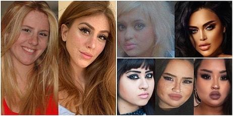 Estetik Dokunuşlar ve Makyajla Görünüşünü Değiştirmeye Kalkıp İşi Abartarak Irkını Değiştiren 15 Kişi