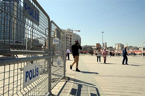 Taksim Meydanı'nda 8 Mart 'Önlemi': Bariyerler Konuldu, Metro İstasyonları Ulaşıma Kapatıldı