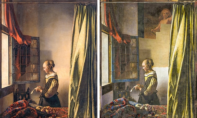 Açık Pencere Önünde Mektup Okuyan Kız / Johannes Vermeer