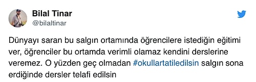 Sağlık Bakanı'Milli Eğitim ile Görüşeceğiz' Dedi: Sosyal Medyanın Gündemi Koronavirüs Nedeniyle #okullartatiledilsin