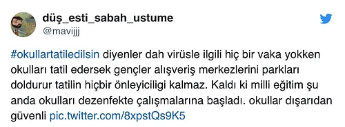 Sağlık Bakanı'Milli Eğitim ile Görüşeceğiz' Dedi: Sosyal Medyanın Gündemi Koronavirüs Nedeniyle #okullartatiledilsin