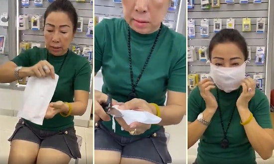 Fahiş Fiyatlardan Maske Almak İstemeyenler Buraya: Antiseptik Mendilden Kendi Maskenizi Yapın!