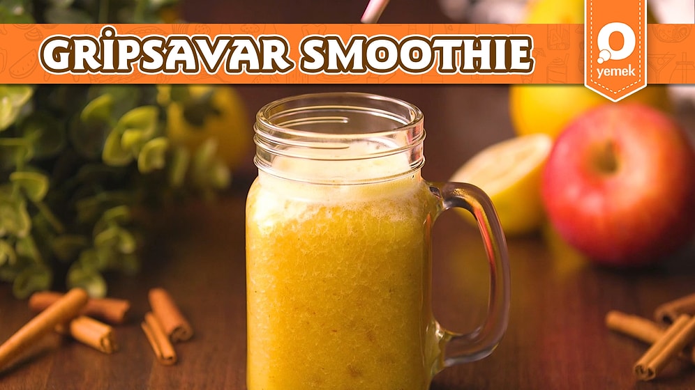 Vitamin Deposu Nefis Bir Tarif: Gripsavar Smoothie! Gripsavar Smoothie Nasıl Yapılır?