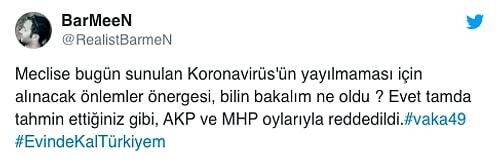 Meclis'te Son Durum: Üç Partinin Koronavirüs Komisyonu Teklifi AKP ve MHP Tarafından Reddedildi