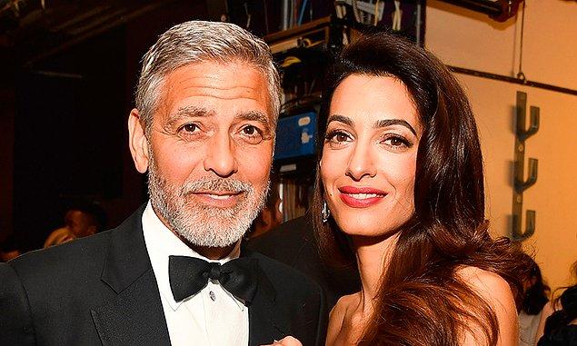 1. George ve Amal Clooney