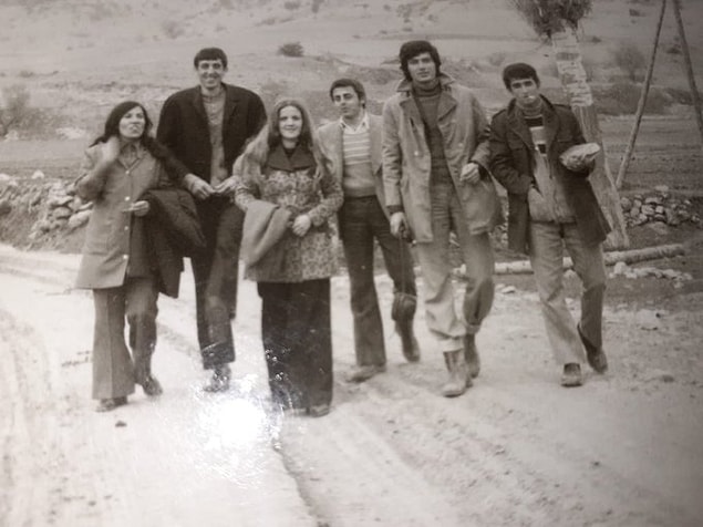 17. Emet Kayıköy İlkokulu'nun öğretmenleri, Kütahya, 1970.