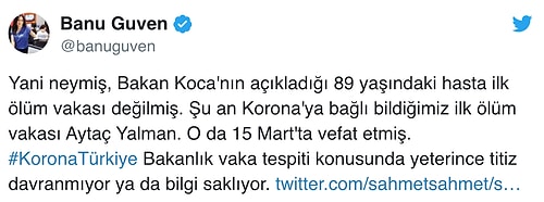 Başhekimlik'ten Aytaç Yalman Açıklaması: 'Koronavirüs Nedeniyle Öldüğü Kanaati Oluşmuştur'