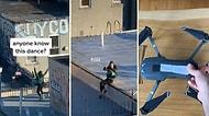 Karantina Altındayken Çatıda Dans Ederken Gördüğü Kadına Drone ile Numarasını Gönderen Adam