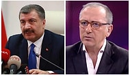 Fatih Altaylı, Fahrettin Koca ile Olan Konuşmasını Köşesine Taşıdı: 'Yetki Elinde Olsa Sokağa Çıkma Yasağı İlan Edecek'