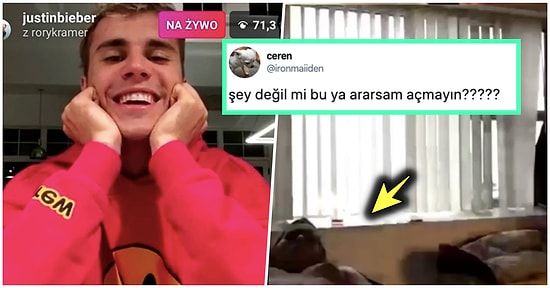 Mastürbasyon Yaparken Yanlışlıkla Justin Bieber'ın Canlı Yayına Katılan Kadının Ekrandan Kaçış Anına Epey Güleceksiniz