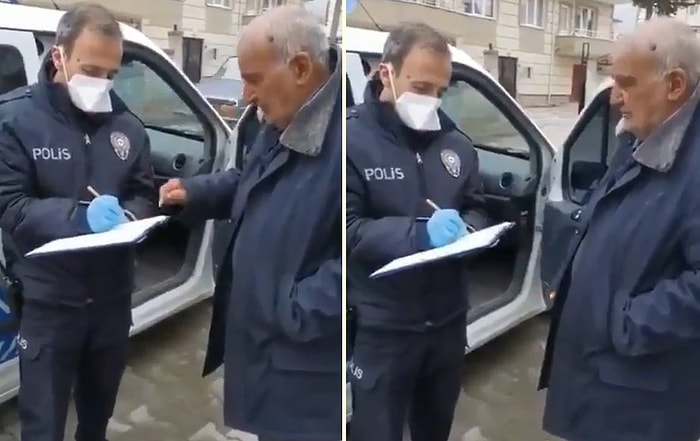 Market Alışverişi İçin Polise Liste Veren Amca: 'Menemen Falan Yaparım Biber Acı Olsun'