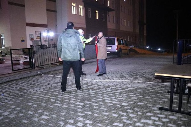 Ülkücüler yurdun önünde protesto etti