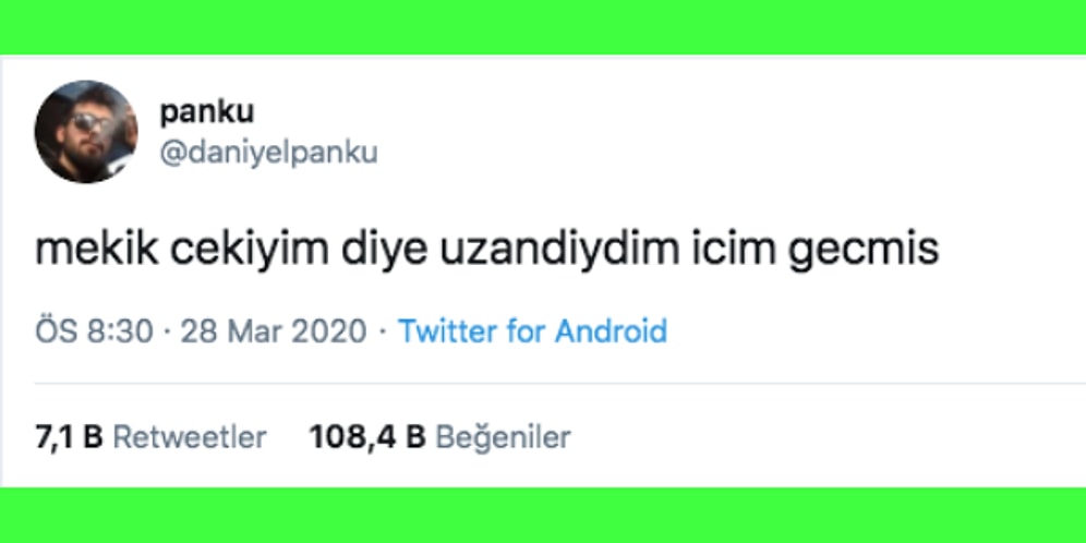 Koronavirüs Günlerinde Evinde Yaptığı Sporla Mizahı Harmanlayarak Güldürenler