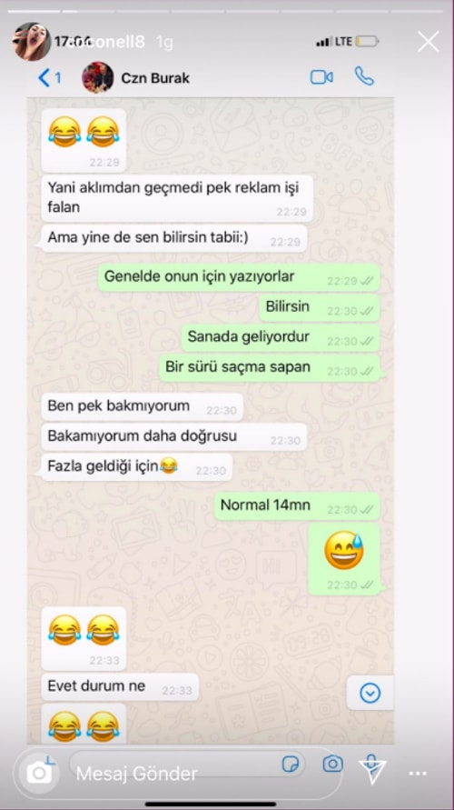 Uğrunda Kavgalar Edilen CZN Burak'ın TikTok Fenomeni Bir Kıza Attığı Mesajlar İfşa Edildi!