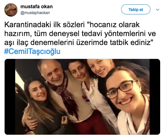 Kendisini Mesleğine Adayan ve Koronavirüs Sebebiyle Kaybettiğimiz Prof. Dr. Cemil Taşçıoğlu'na Saygı Duymak İçin Çok Sebebimiz Var