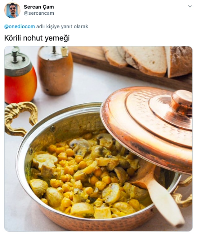 3. Şefim bir tarif gelmez mi? 😂
