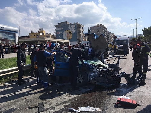 Hatay'da Freni Boşalan TIR Uygulama Noktasında Bekleyen Araçlara Çarptı: 5 Ölü, 21 Yaralı