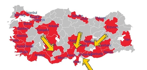 Giriş Çıkış Yasağı Olan İllerin Ortasında Kalan Osmaniye, Kilis, Karaman ve Adıyaman’a Ne Olacak?