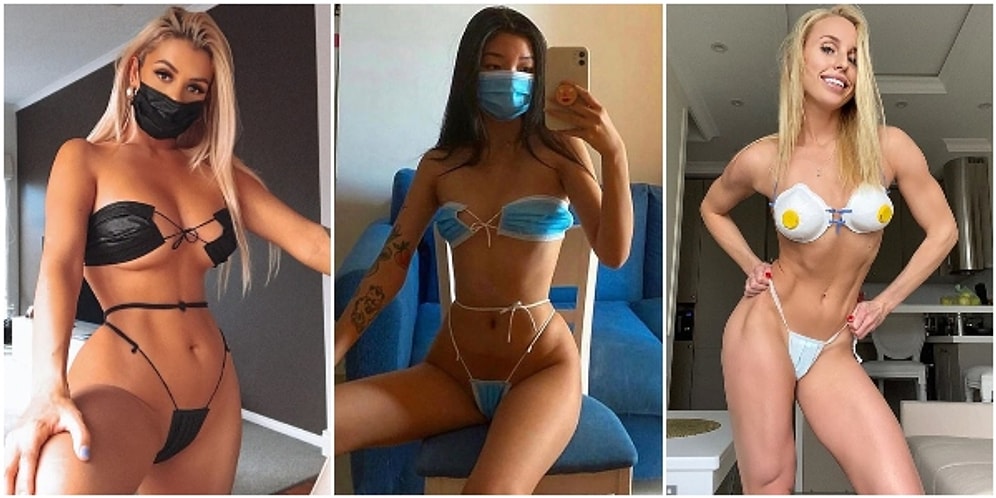 Her Gündemi Kendi Lehine Çevirmeye Çalışan Influencer'ların Yüz Maskelerini İç Çamaşırına Çevirmesi Tepki Topluyor