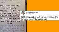 Bir Apartman Yöneticisinin Sağlık Çalışanlarına Yaptığı Uyarı ve O Talihsiz Uyarıya Gelen Cevap İnsanları İkiye Böldü