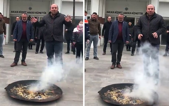 Belediye Başkanı 'Koronavirüsü Defedeceğine İnanıyoruz' Diyerek Tüm İlçeyi Tütsüledi