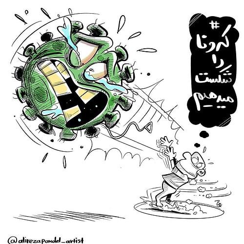 İranlı Sanatçı Alireza Pakdel'in Koronavirüs Salgınının Acı Yüzünü Gösteren 29 Etkileyici İllüstrasyonu