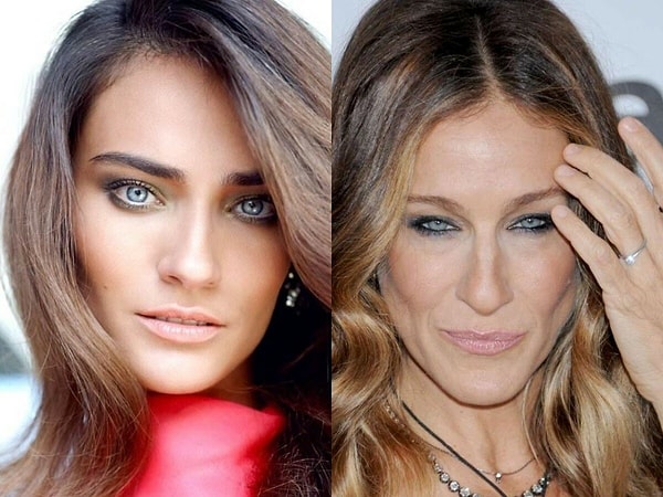 1. Актрисы Саадет Аксой и Сара Джессика Паркер