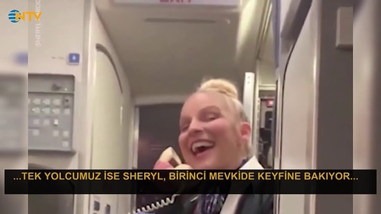 Hasta Annesini Ziyarete Giden Kadın Uçağın Tek Yolcusu Olunca Anons Özel Oldu