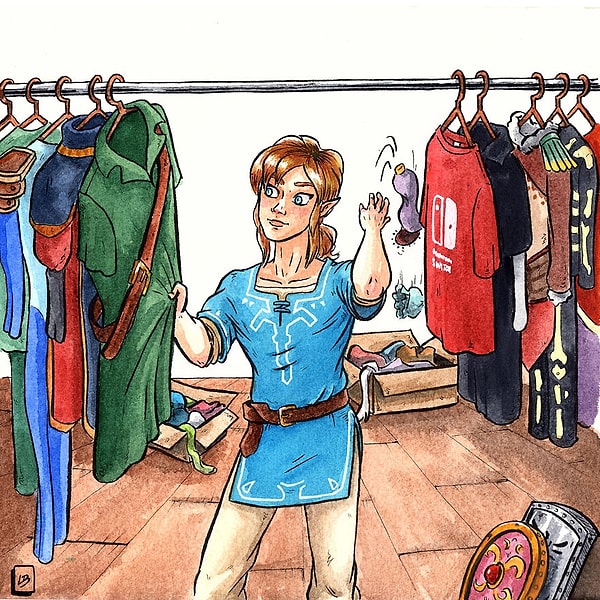 Приберитесь в шкафу как Линк