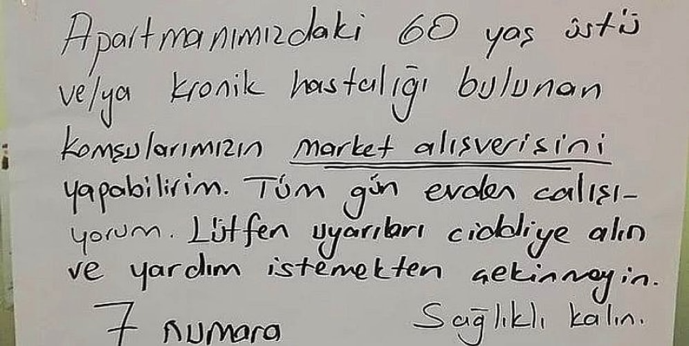 Virüsü Değil İyiliği Bulaştıralım: Bu Zor Günlerde Yapabileceğiniz Minik Ama Mucizevi Yardımlar
