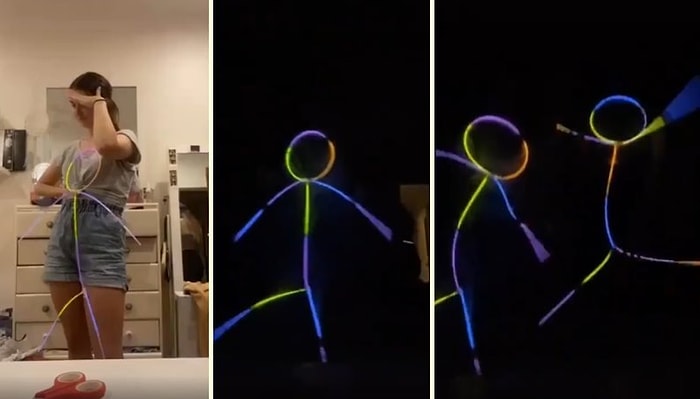 Karantina Günlerini Eğlenceli Hale Getirmek İçin Muhteşem Bir Yöntem Bulan Çift