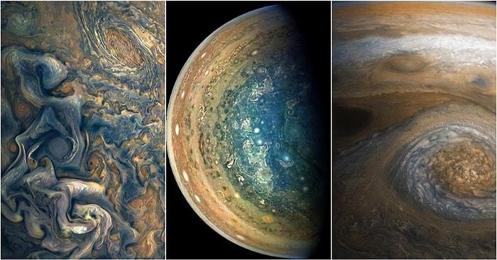 Gördüğünüz Anda Vurulup Ekran Fotoğrafı Yapmak İsteyeceğeniz NASA Tarafından Çekilmiş Birbirinden Etkileyici Jüpiter Görselleri
