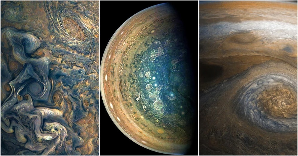 Gördüğünüz Anda Vurulup Ekran Fotoğrafı Yapmak İsteyeceğeniz NASA Tarafından Çekilmiş Birbirinden Etkileyici Jüpiter Görselleri