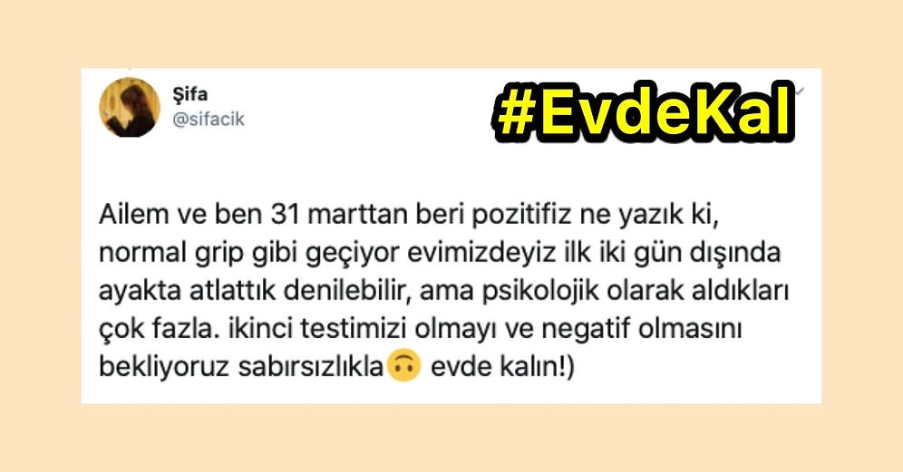 Kendilerinin veya Yakın Çevrelerinin Koronavirüs ile İlgili Deneyimlerini Bizimle Paylaşan Takipçilerimiz