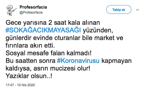 Geç Saatte Açıklanan Sokağa Çıkma Yasağına Hazırlıksız Yakalanan İnsanlardan Telaş Dolu Reaksiyonlar