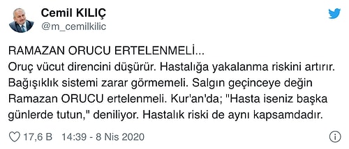 İlahiyatçıları Bölen Soru: Koronavirüs Nedeniyle Ramazanda Oruç Ertelenmeli mi?