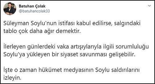 Süleyman Soylu'nun İstifa Kararına Sosyal Medyadan Tepkiler