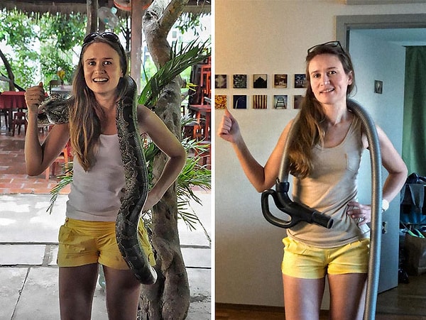 2. Другие перешли от экзотических змей к пылесосам 😂