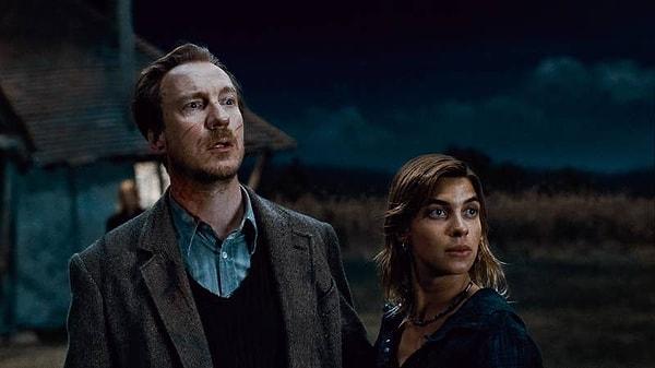 7. 'Harry Potter ve Ölüm Yadigarları'nda, Remus ve Tonks'un Teddy adında bir oğlu olduğunda.