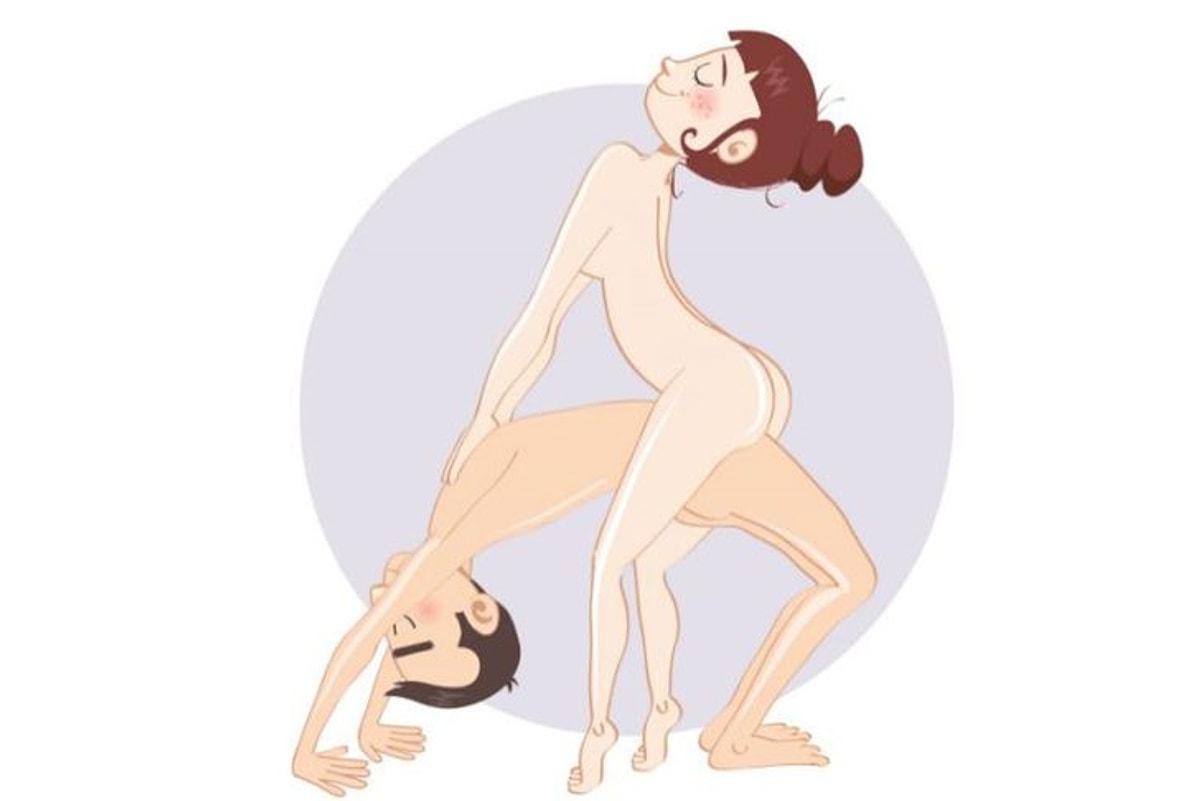 Пара в страстной позе